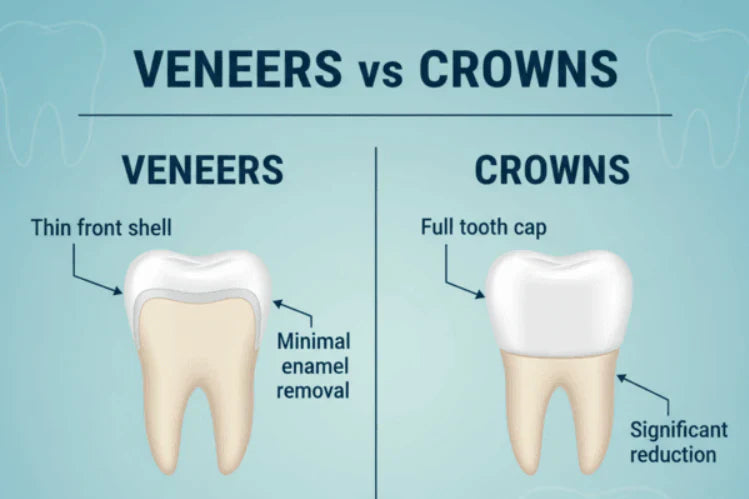 facings versus kronen