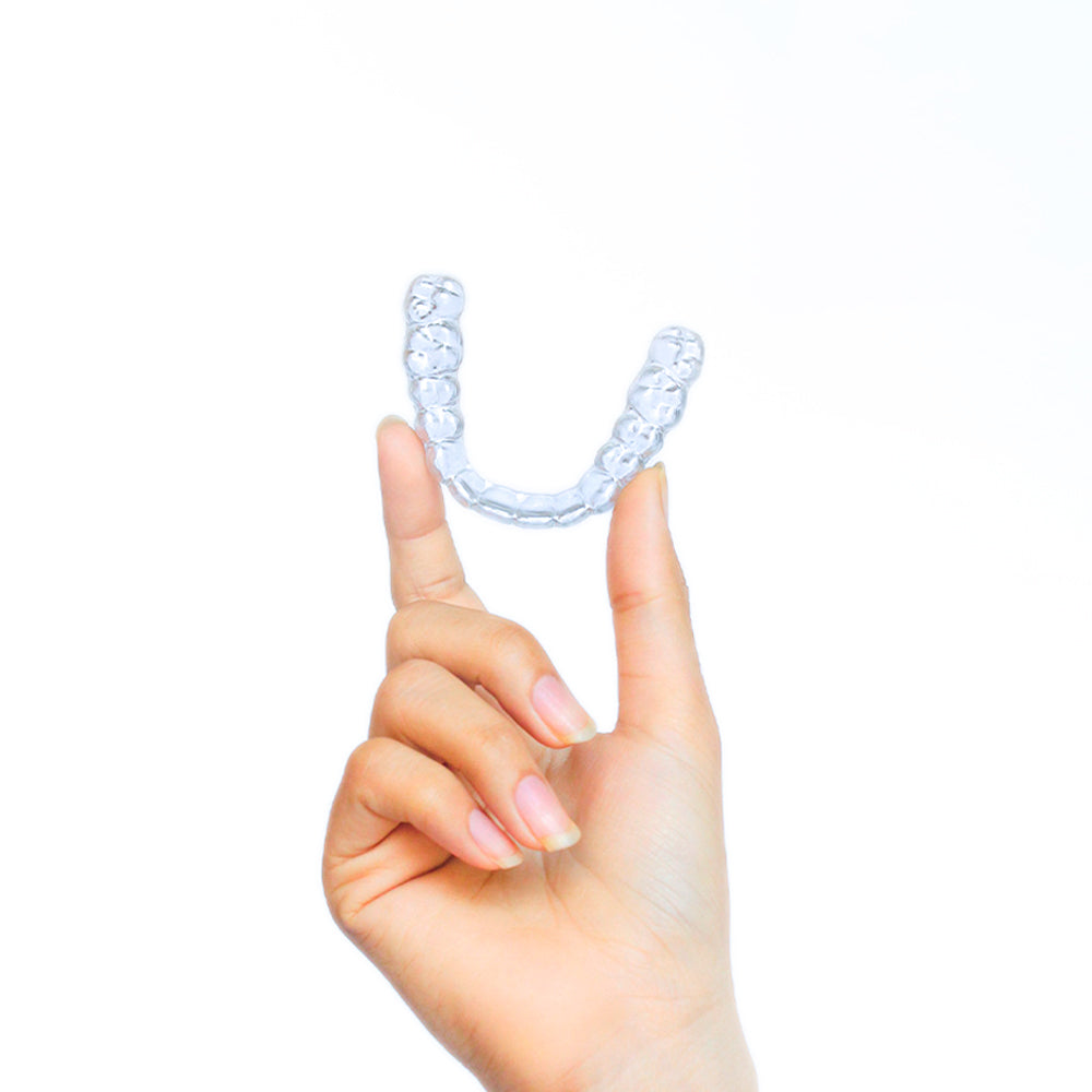 ALIGNERCO Custom Hybrid Night Guard for Protection Against Teeth Grinding/ Clenching/Bruxism and TMJ